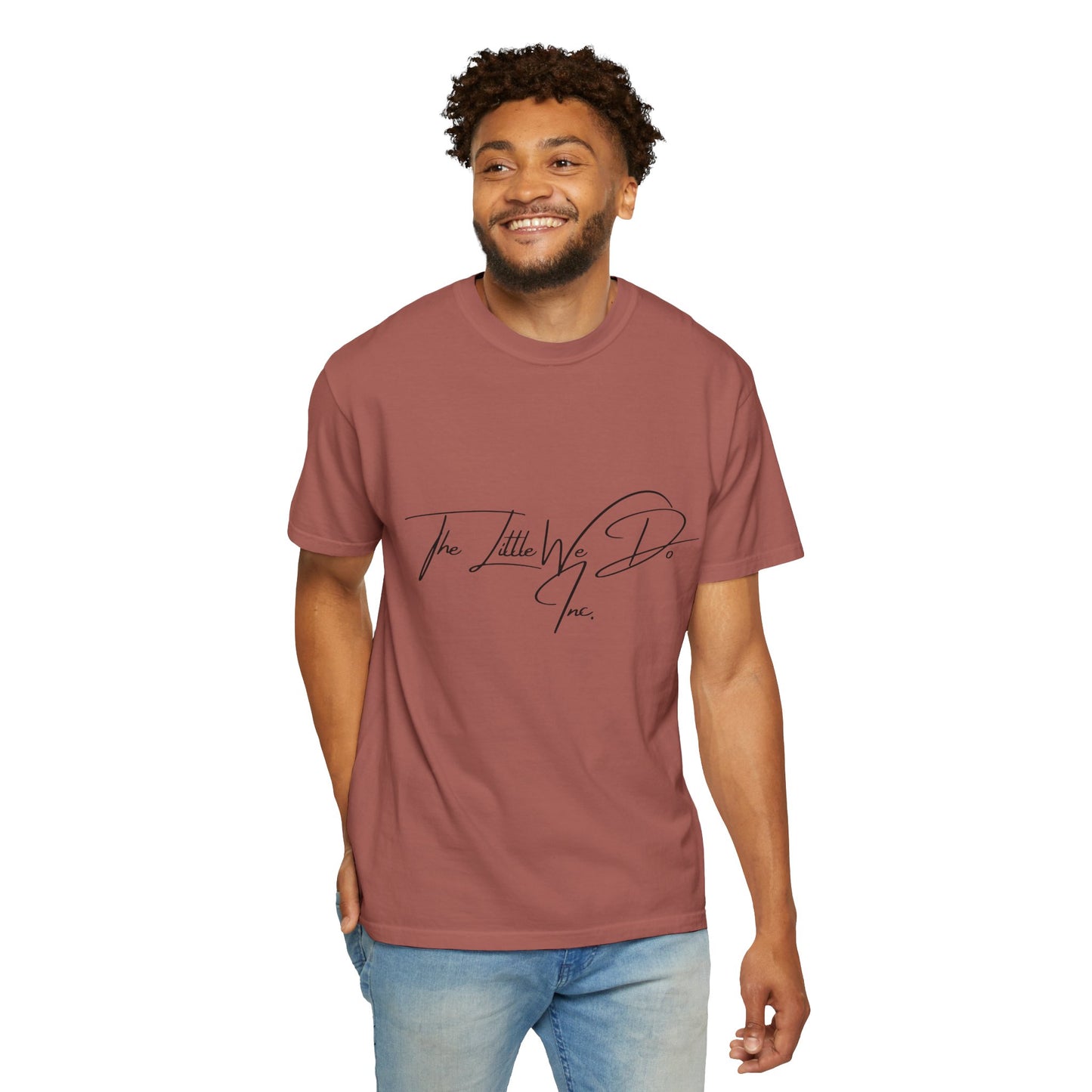 Inspirational Unisex T-Shirt -The Little We Do Inc. Let the Change Start With You, Motivational Tee, Casual Wear, Gift for Activists, Comfortable Everyday Style