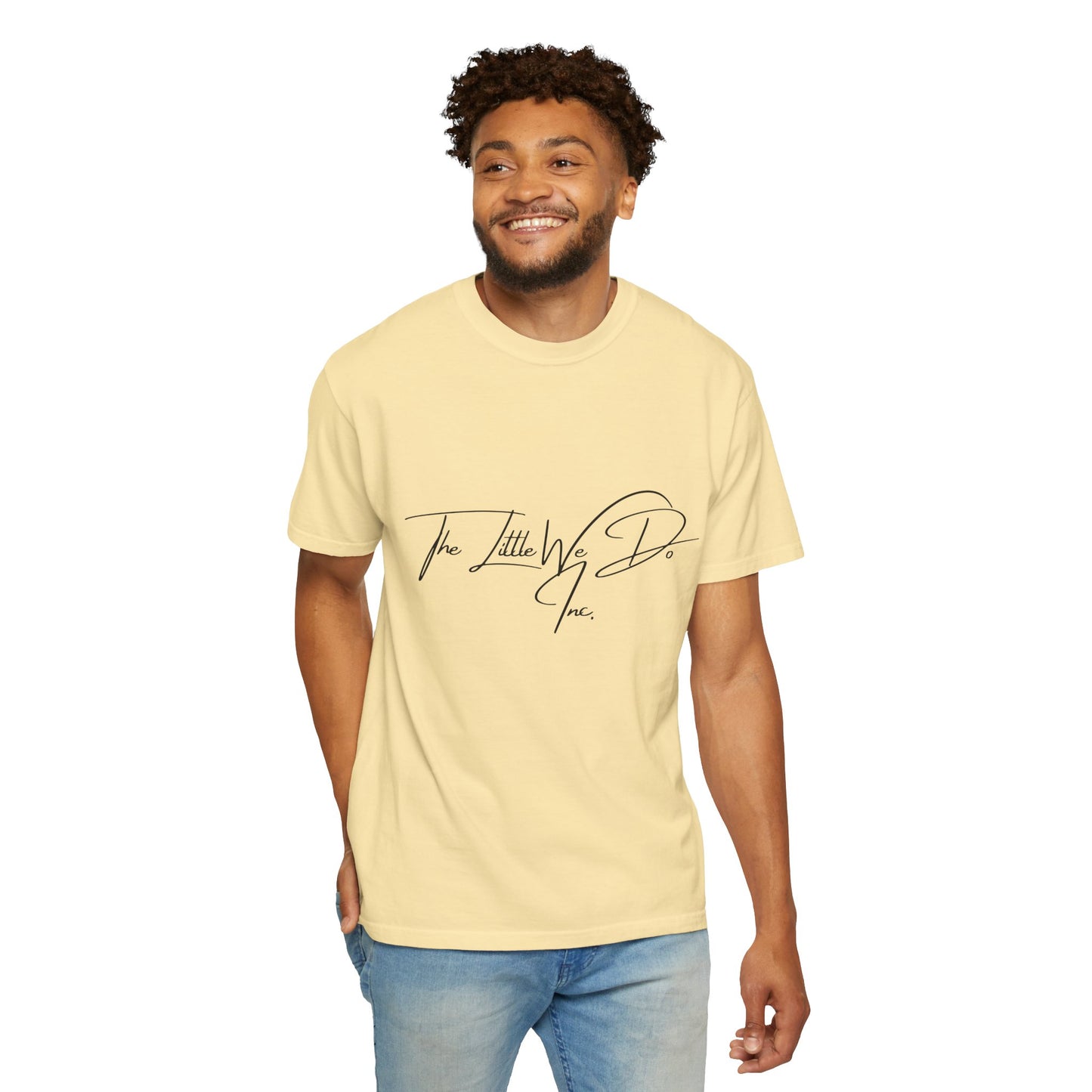 Inspirational Unisex T-Shirt -The Little We Do Inc. Let the Change Start With You, Motivational Tee, Casual Wear, Gift for Activists, Comfortable Everyday Style