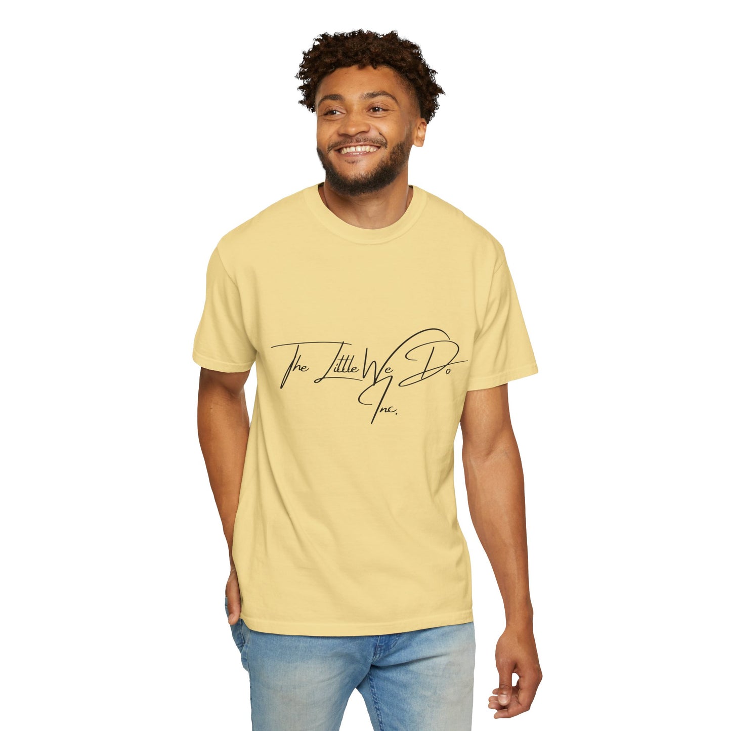 Inspirational Unisex T-Shirt -The Little We Do Inc. Let the Change Start With You, Motivational Tee, Casual Wear, Gift for Activists, Comfortable Everyday Style