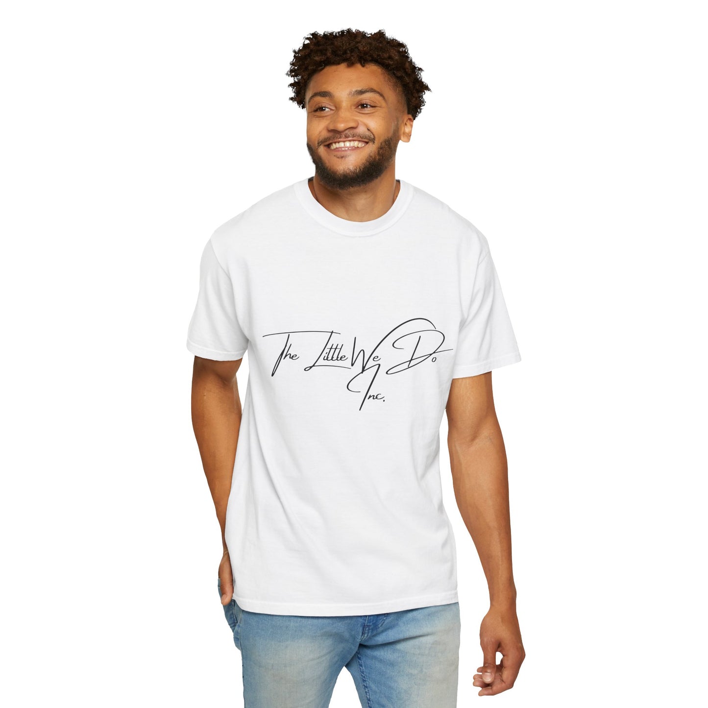 Inspirational Unisex T-Shirt -The Little We Do Inc. Let the Change Start With You, Motivational Tee, Casual Wear, Gift for Activists, Comfortable Everyday Style