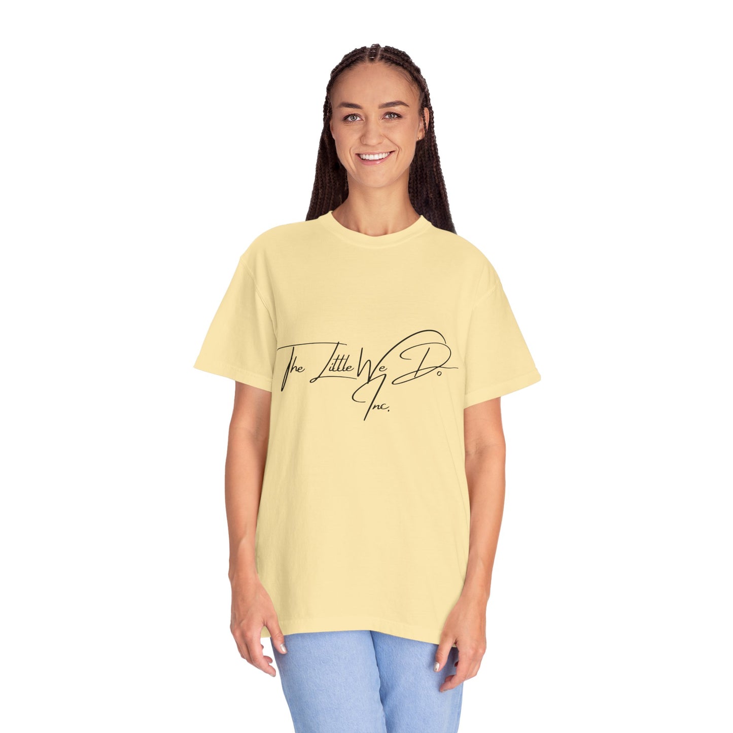Inspirational Unisex T-Shirt -The Little We Do Inc. Let the Change Start With You, Motivational Tee, Casual Wear, Gift for Activists, Comfortable Everyday Style
