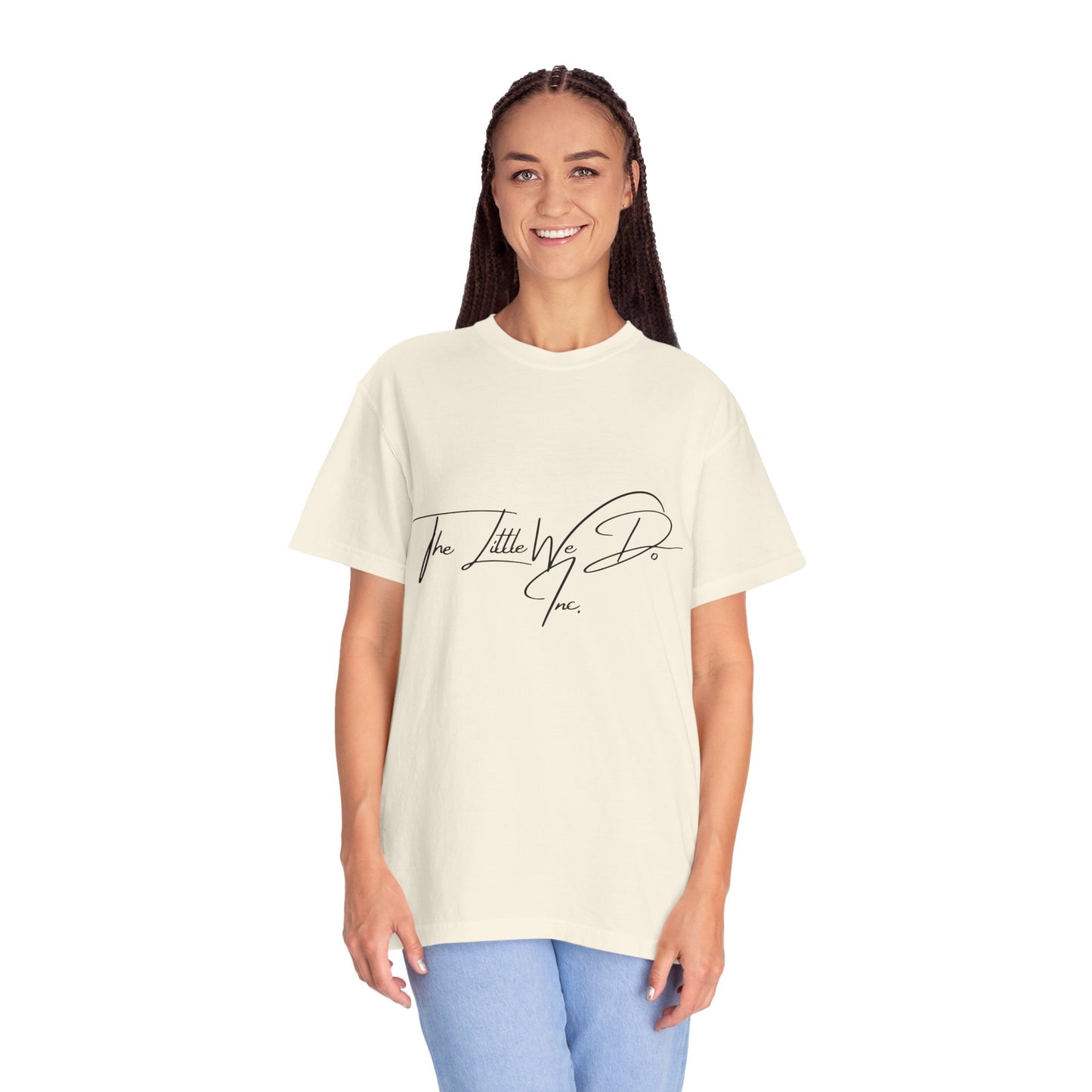 Inspirational Unisex T-Shirt -The Little We Do Inc. Let the Change Start With You, Motivational Tee, Casual Wear, Gift for Activists, Comfortable Everyday Style