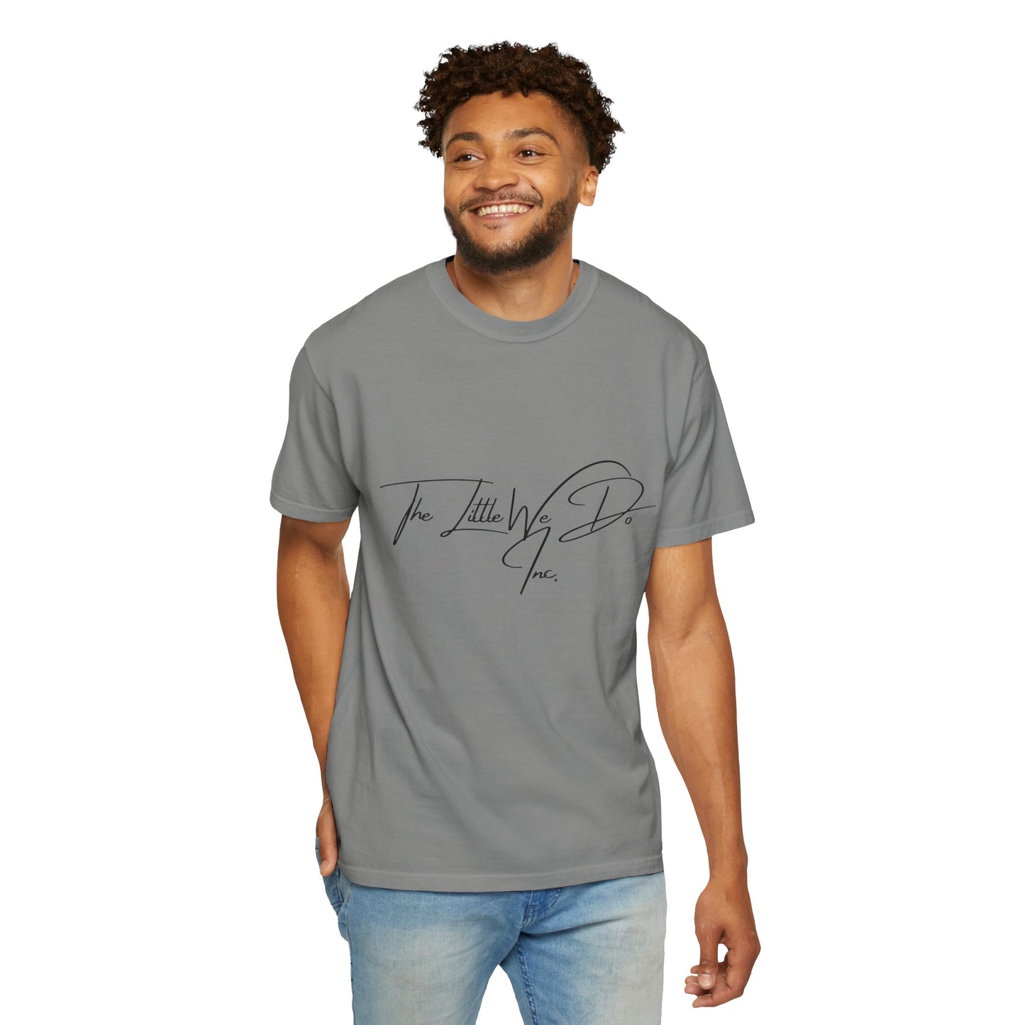 Inspirational Unisex T-Shirt -The Little We Do Inc. Let the Change Start With You, Motivational Tee, Casual Wear, Gift for Activists, Comfortable Everyday Style