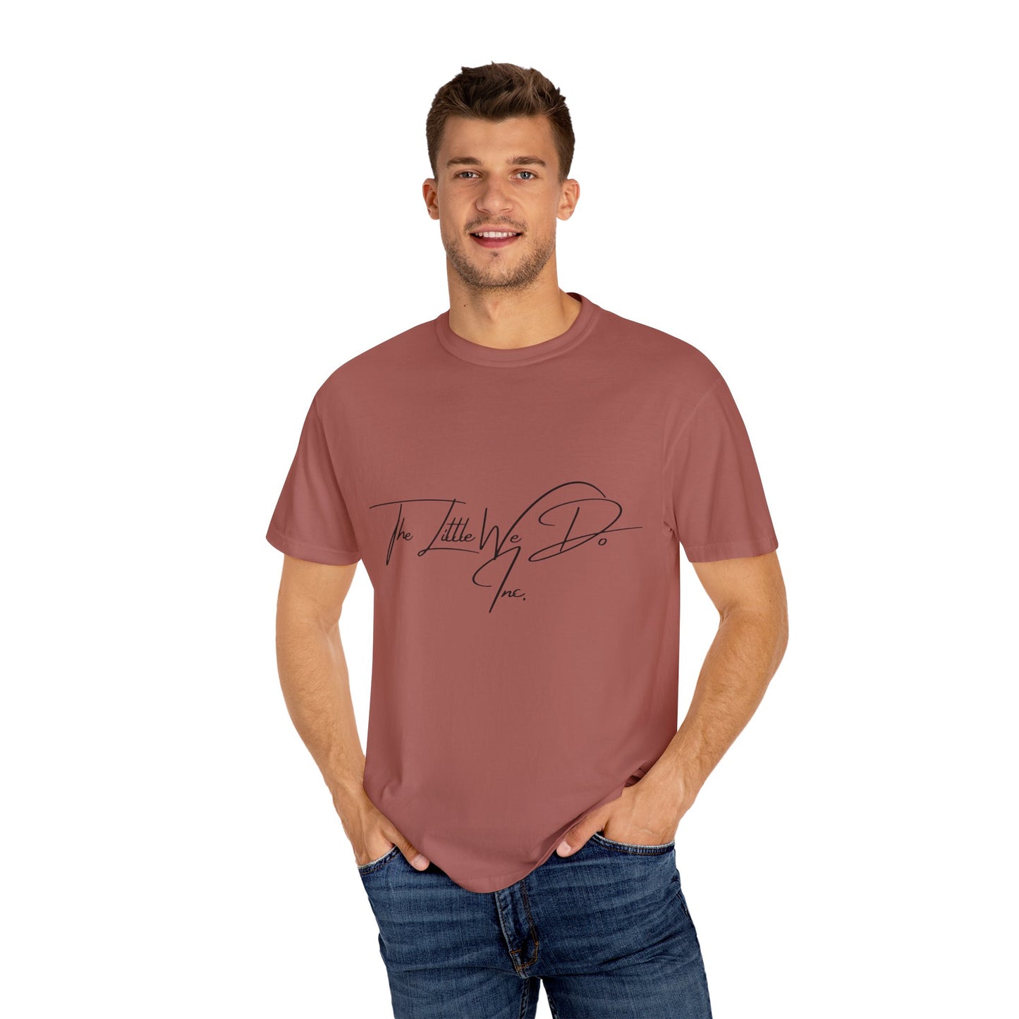 Inspirational Unisex T-Shirt -The Little We Do Inc. Let the Change Start With You, Motivational Tee, Casual Wear, Gift for Activists, Comfortable Everyday Style