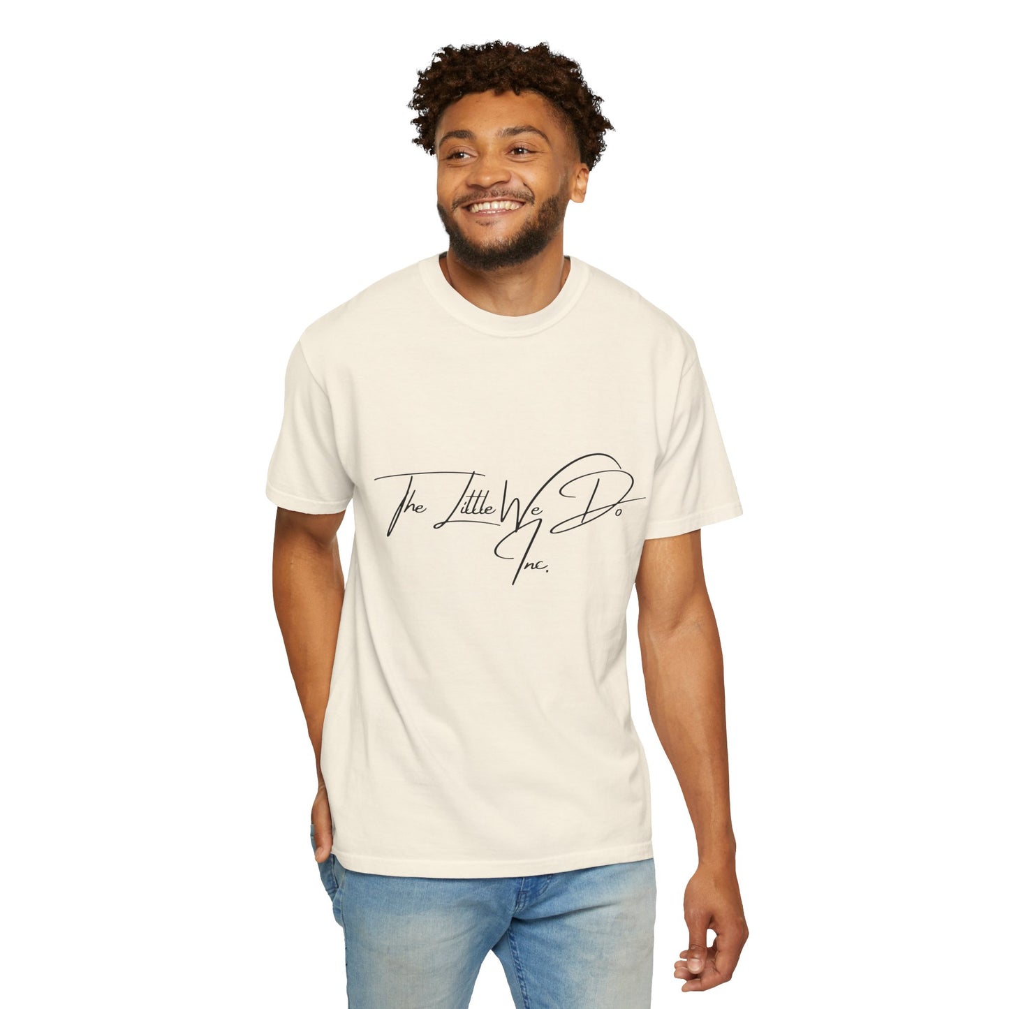 Inspirational Unisex T-Shirt -The Little We Do Inc. Let the Change Start With You, Motivational Tee, Casual Wear, Gift for Activists, Comfortable Everyday Style