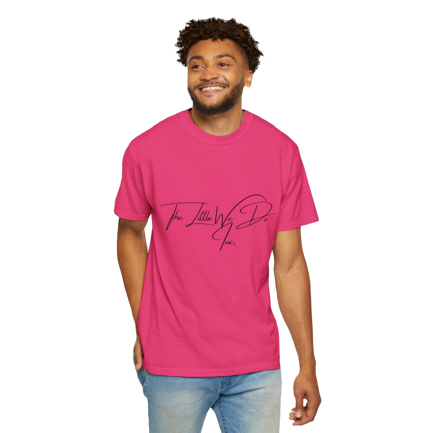 Inspirational Unisex T-Shirt -The Little We Do Inc. Let the Change Start With You, Motivational Tee, Casual Wear, Gift for Activists, Comfortable Everyday Style