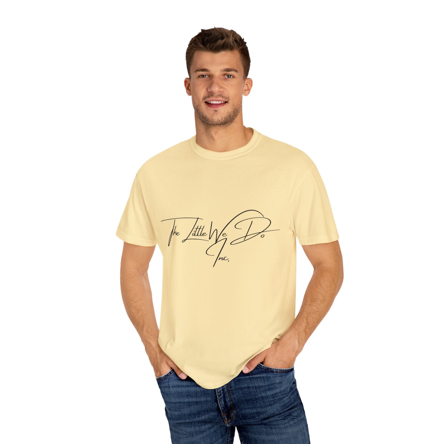 Inspirational Unisex T-Shirt -The Little We Do Inc. Let the Change Start With You, Motivational Tee, Casual Wear, Gift for Activists, Comfortable Everyday Style