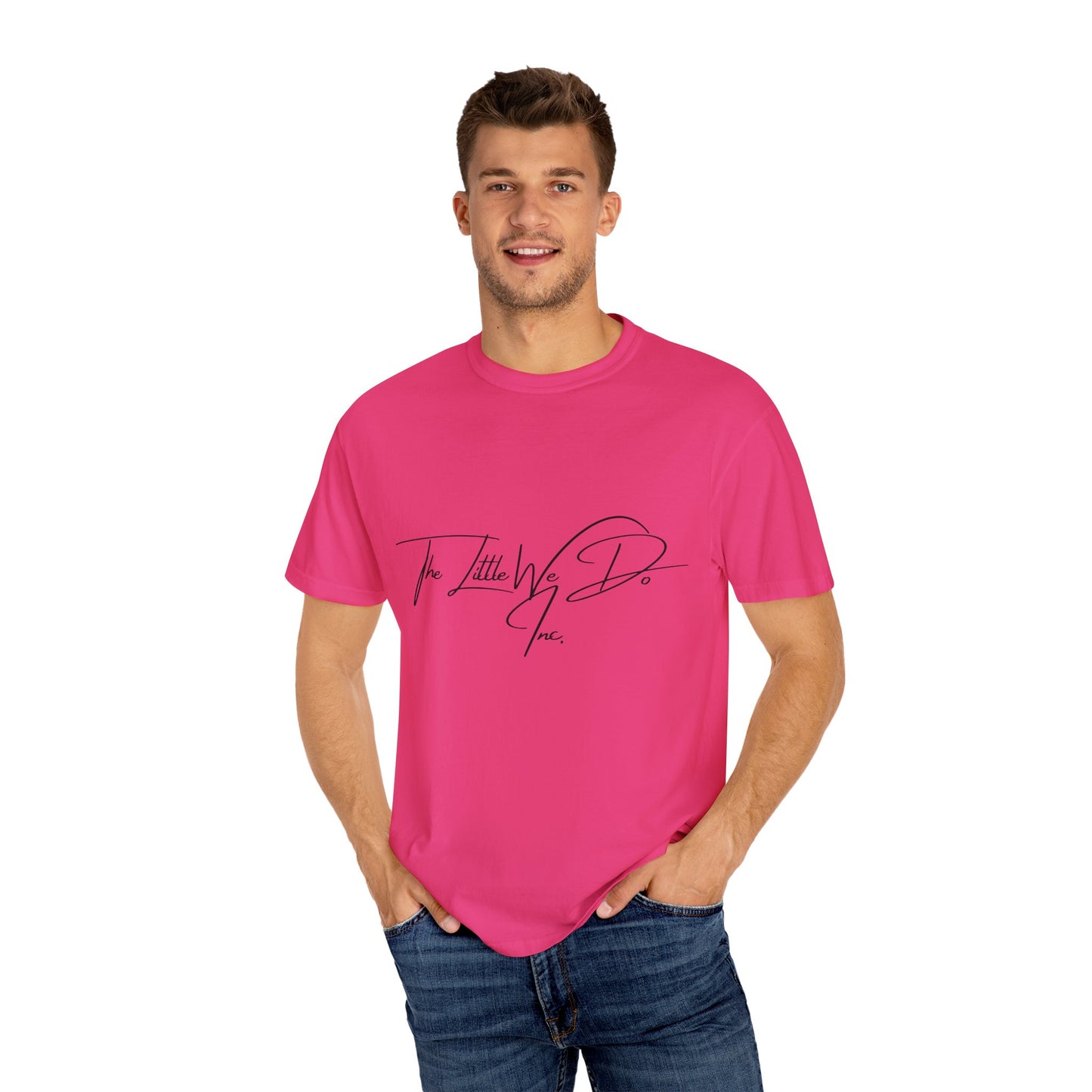Inspirational Unisex T-Shirt -The Little We Do Inc. Let the Change Start With You, Motivational Tee, Casual Wear, Gift for Activists, Comfortable Everyday Style