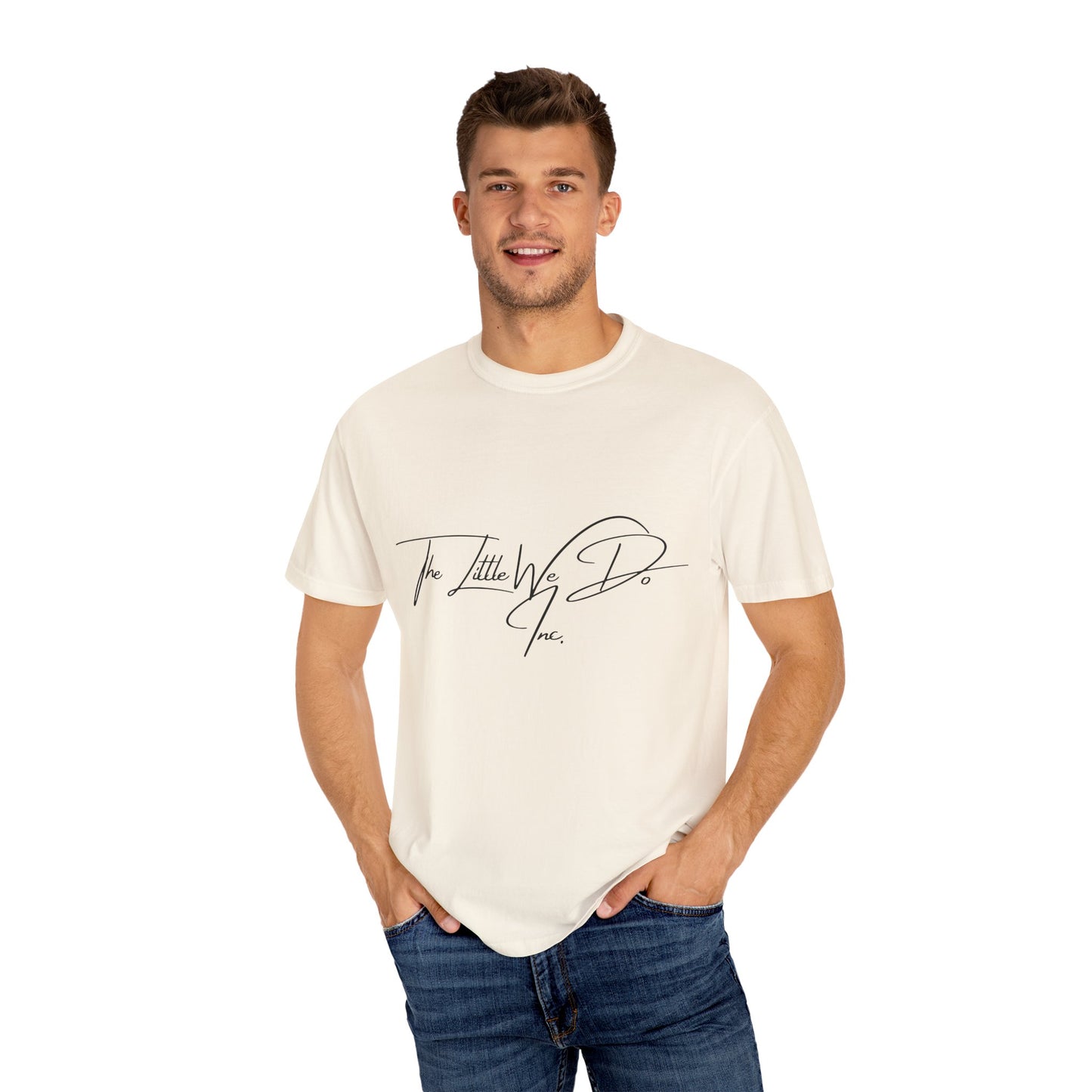 Inspirational Unisex T-Shirt -The Little We Do Inc. Let the Change Start With You, Motivational Tee, Casual Wear, Gift for Activists, Comfortable Everyday Style
