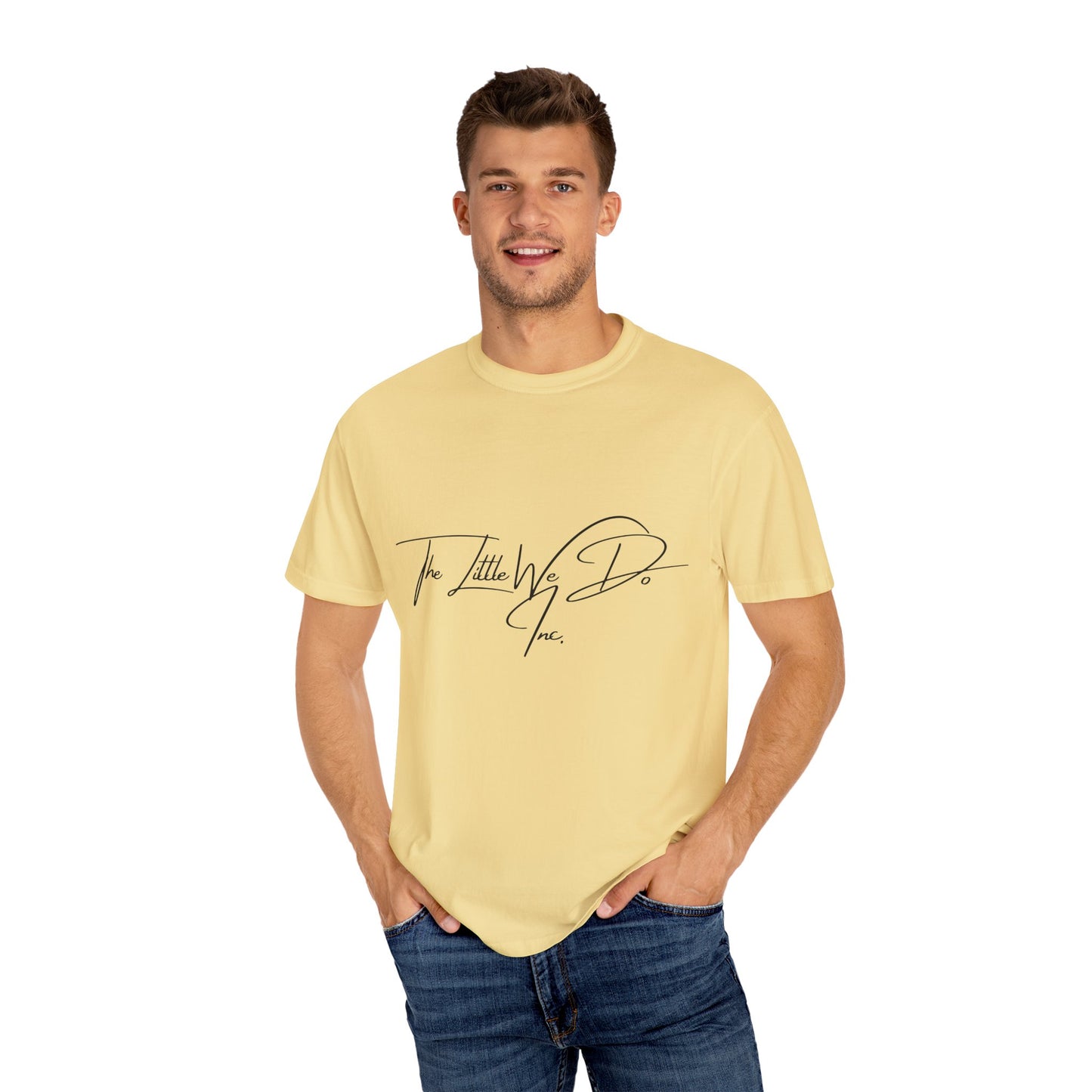 Inspirational Unisex T-Shirt -The Little We Do Inc. Let the Change Start With You, Motivational Tee, Casual Wear, Gift for Activists, Comfortable Everyday Style